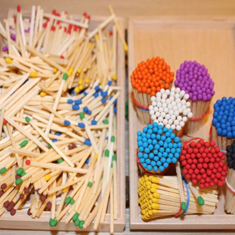 3 Inches Bulk Colored Match Sticks