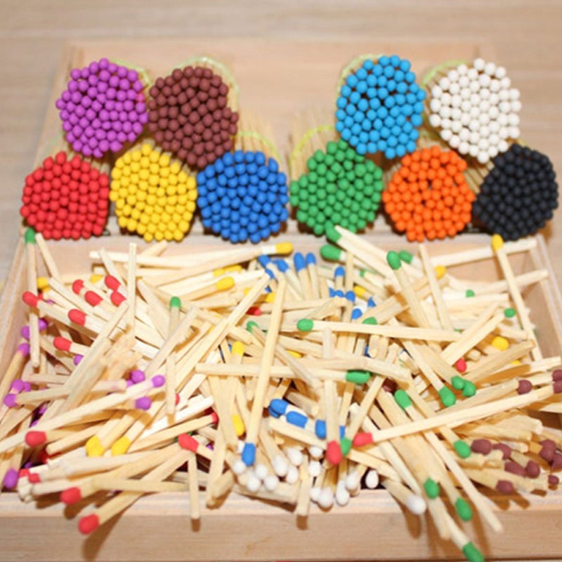 3 Inches Bulk Colored Match Sticks